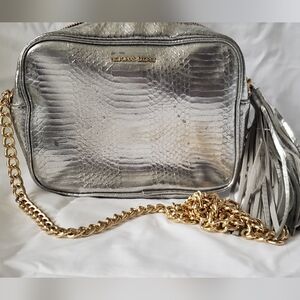 Victorias Secret Silver Chain Crossbody Bag